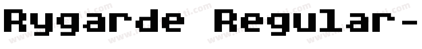 Rygarde Regular字体转换